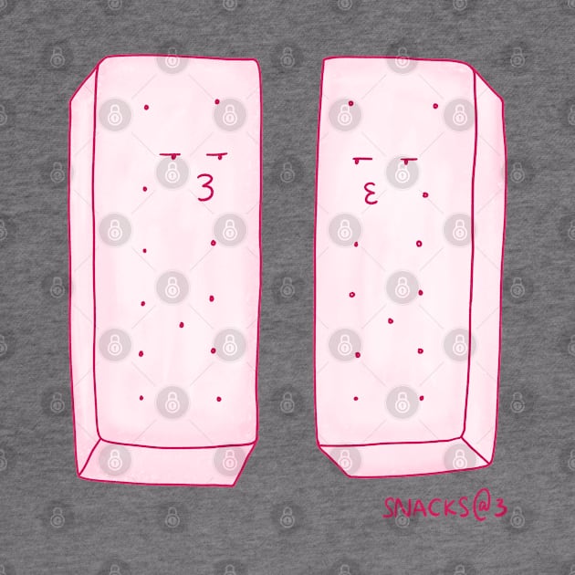 Shortbread in PINK by Snacks At 3